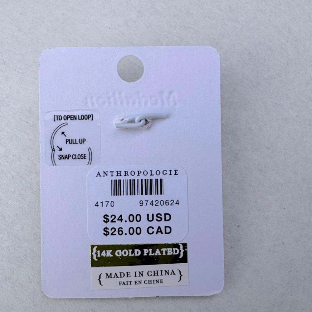 Anthropologie Gold Plated Lucky Duck Charm Pendant - Picture 6 of 8